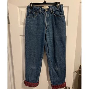 Vintage Flannel Lined L.L. Bean Jeans